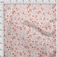 thumbnail image 4 of oneOone Polyester Spandex Dark Peach Fabric Asian Floral Fabric For Sewing Printed Craft Fabric By The Yard 56 Inch Wide, 4 of 4