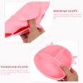 thumbnail image 4 of 1Pc Silicone Children Food Service Plate Suction Food Plate Household Dish, 4 of 4