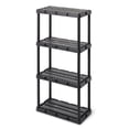 thumbnail image 2 of Gracious Living 4 Shelf Knect-A-Shelf Solid Light Duty Storage Unit, 3 Pack, 2 of 12