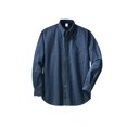 thumbnail image 1 of Gravity Threads Mens Long-Sleeve Denim Shirt - Ink Blue - 3X-Large, 1 of 2