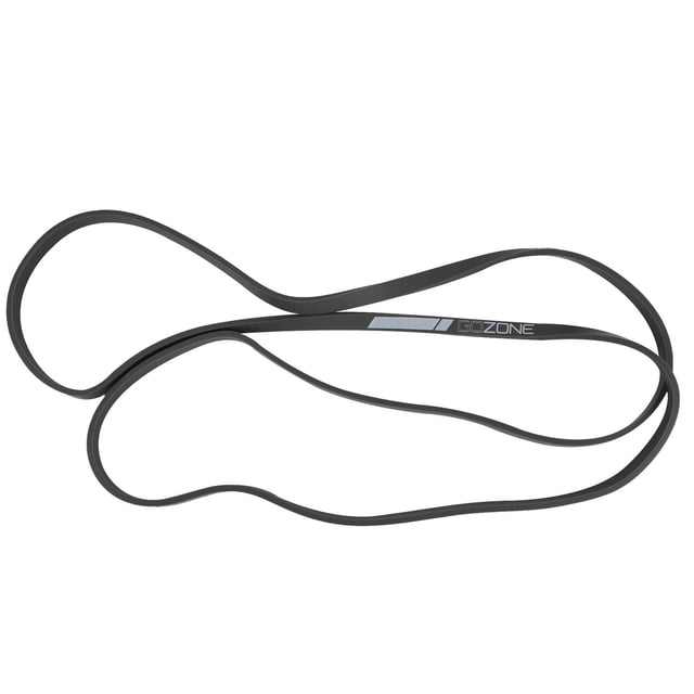 GoZone Bande Lumineuse – Bande de Résistance Grise avec Boucle Fermée de 41 Pouces et Résistance de 40-50 Livres, Mettant en Vedette le logo GoZone, Idéale pour l'Entraînement Polyvalent de Résistance, l'Activation Musculaire et les Entraînements à Faible Impact à la Maison, au gym Ou en Déplacement.