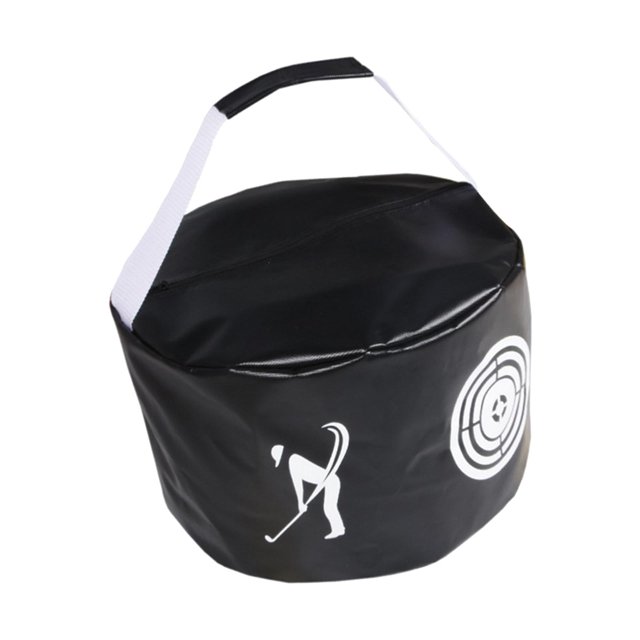 S SERENABLE Golf Swing Bag Training Aid Golf Swing Trainer for Outdoor Training Practice Black