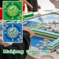 thumbnail image 3 of Tapis de Mah-Jong Antidérapant Réduction du Bruit Housse de Table Tapis de Jeu de Société Mah-Jong Table-, 3 of 8