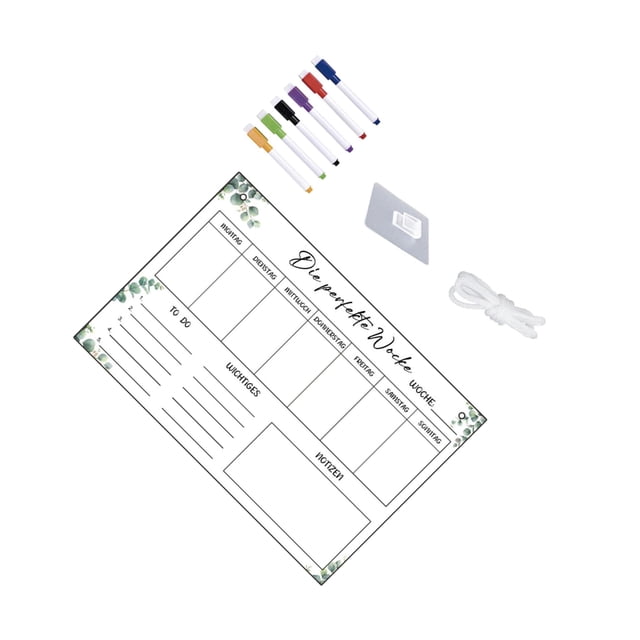 Langgg Autocollant de Calendrier pour Tableau pour Activités style D Dates Importantes Réfrigérateur style B
