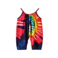 thumbnail image 3 of Toddle Sleeveless Jumpsuit with Tie-dye Pattern Printing Elastic Closure Clothing, 3 of 4