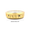 thumbnail image 3 of 1pc Round Analog Hygrometer For Humidors Gold For Guitar Violin Cigar Tobacco Box, 3 of 6