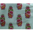 thumbnail image 4 of oneOone Georgette Viscose Fabric Leaves|Floral & Paisley Block Printed Fabric 1 Yard 42 Inch Wide, 4 of 4
