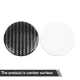 thumbnail image 3 of Unique Bargains Carbon Fiber Style Car Emblem Wheel Rim Center Hub Cap Sticker Clear Resin 4pcs, 3 of 4