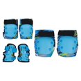 thumbnail image 2 of S SERENABLE Knee and Elbow Pads Adjustable Wrist Guards for Skateboarding Riding Cycling M, 2 of 9