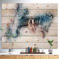 thumbnail image 2 of Design Art - Homme Jouant de la Guitare Aquarelle, 2 of 5