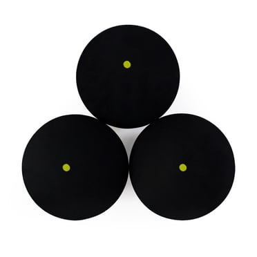 Bangcool 3PCS Squash Ball One Yellow Dot/Blue Dot Low Intermediate Training Squash Balls