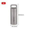 thumbnail image 1 of Bottle,Pill Pill Waterproof Pill Pocket Pill Ti Pill Pocket Container Bottle Pocket Pill Box Pill Container Box Container Waterproof Container Waterproof Pill Portable Pill Box Pill Medicine, 1 of 6