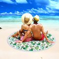 thumbnail image 4 of Yhmxh Serviette de Plage, Serviettes de Bain, Serviette de Plage Ronde en Microfibre Imprimée Super Légère Serviette de Bain Colorée Anti-Sable Couverture de Plage Tapis de Plage Serviette Multi-Usage pour Voyage Piscine, 4 of 5
