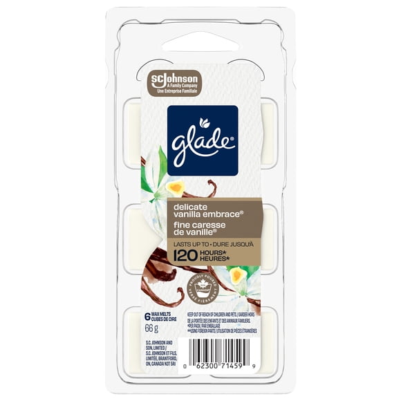 Glade® Cubes de Cire, Fine Caresse de Vanille