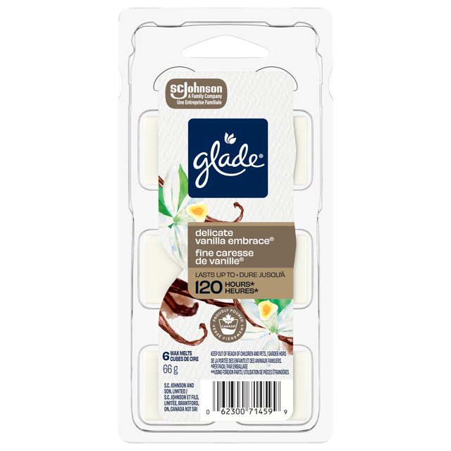 Glade® Cubes de Cire, Fine Caresse de Vanille