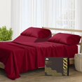thumbnail image 1 of Pure Egyptian Cotton Sheets King Size High Thread Count Sheets King PC Luxury Hotel King Size Sheets Set Deep Pocket Sateen Weave Cooling Bed Sheet Sets, 1 of 8