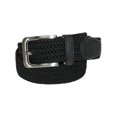 thumbnail image 1 of CTM®  Elastic Braided Stretch Belt with Silver Buckle (Men's Big & Tall), 1 of 3