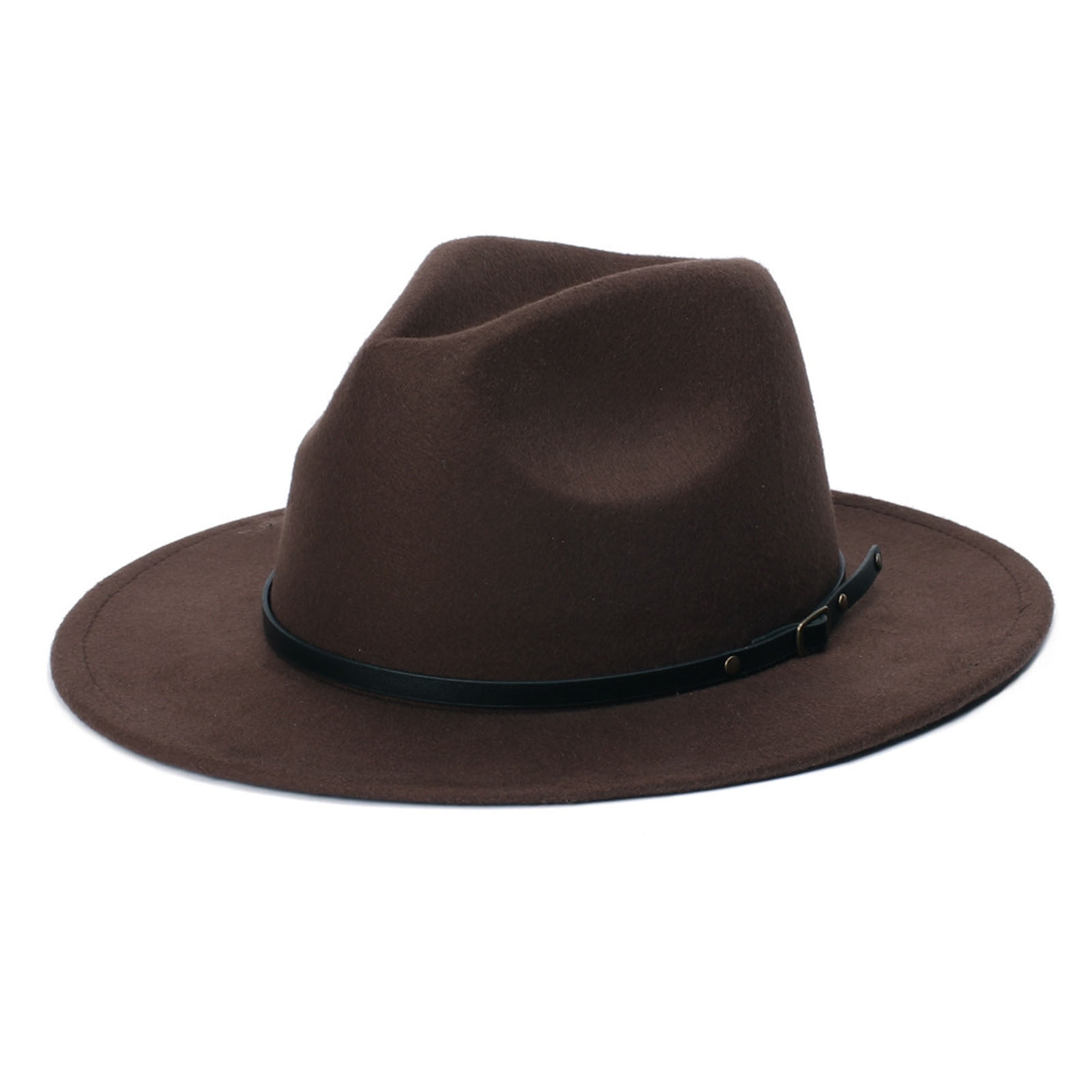 CEHVOM Womens Fashion Classic Wide-Brim Floppy Panama Hat  display picture 2