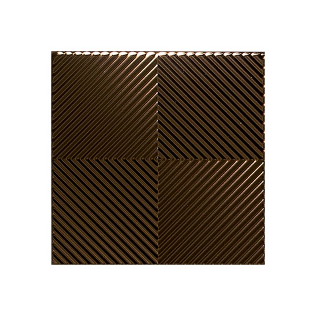 Fasade Wall Panel Sample, 12" x 12"- Easy Installation, Oil Rubbed Bronze