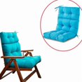 thumbnail image 2 of Outdoor High Back Chair Cushion Waterproof Folding Cushion Integrated Seat Backrest Cushion for Patio Rocking Chairs, 2 of 6