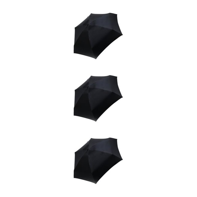 maskred Windproof And Rainproof Umbrella With Retractable Handle For Any Weather Condition Folding Sun Umbrellas Lifting black 3Set