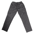 thumbnail image 4 of hoksml Mens Cargo Pants Relaxed Fit Casual Solid Color Elastic Waist Drawstring Multi Pockets Full Length Pants Sweatpants Jogger Work Trousers Summer Clearance, 4 of 8