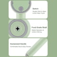 thumbnail image 3 of Amdohai Hand Mixer Double Stick Egg Beater Electric Portable Egg Whisk Cordless 3-speed Adjustable Stainless Steel Kitchen Blender Removable USB Egg Beater, 3 of 8