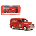 thumbnail image 1 of Fourgonnette de Livraison à Panneaux 1945 « Coca-Cola » Rouge 1/43 Voiture Modèle Moulée sous Pression par Motorcity Classics, 1 of 3