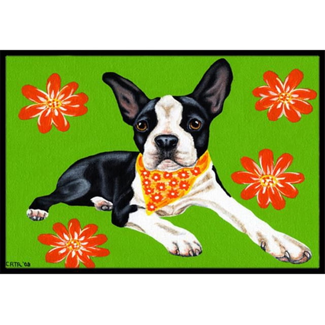 Carolines Treasures AMB1385JMAT Cosmo Cutie Boston Terrier Tapis Intérieur Ou Extérieur - 24 x 36