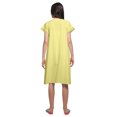 thumbnail image 3 of Moomaya Robe de Nuit d'Allaitement à Manches Courtes en Popeline de Coton Unie pour Femmes, 3 of 5