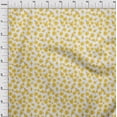 thumbnail image 4 of oneOone Rayon Yellow Fabric Florals Craft Projects Decor Fabric Printed By The Yard 56 Inch Wide, 4 of 4