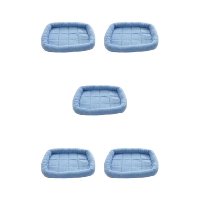 Decodeary Variety Of Colors Available For Cute And Practical Cat Bed Durable sky blue S,38*28cm 5Set