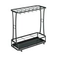 thumbnail image 3 of Iron Umbrella Stand Free Standing Organizer with Removable Drip Tray, Umbrella Storage Rack for Entry Office Home Patio Decor , 21 Hole, 3 of 8