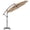 Tan, variante sur Costway Parasol Suspendu Déporté de Patio 10 Pi, Réglage d'Inclinaison Facile, 8 Baleines, Cour Arrière, Beige