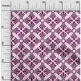 thumbnail image 2 of oneOone Rayon Plum Fabric Mosaic Sewing Material Print Fabric By The Yard 56 Inch Wide, 2 of 5