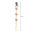 thumbnail image 2 of Itzy Ritzy Sweetie Strap Plus Bear Attache-suce en silicone pour nourrissons, 0 mois et plus, 2 of 6