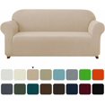 thumbnail image 1 of Subrtex 1-Piece Stretch Sofa Slipcover Non Slip Couch Cover, Texture Grid Pattern, 1 of 6