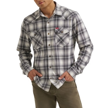 Chemise à manches longues à carreaux pour hommes Wrangler®