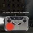 thumbnail image 3 of Yingyy Rechargeable AM/FM Portable Radio With Solar Charging Solar this multi-functional outdoor SOS Powered Hand Cranked Radio NOAA Dynamo, 3 of 6