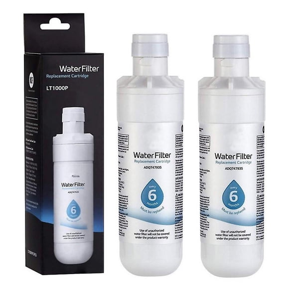 JFBUJC 2pcs For LG LT1000P ADQ747935 Refrigerator Water Filter