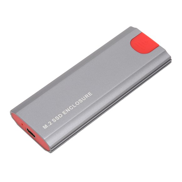 M.2 NVMe SSD Enclosure, High Speed 10Gbps Transmission, USB3.1 Gen2 Type C, Aluminum Alloy Shell, Compatible with for , for , OS X, for M.2 for NVMe