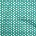 thumbnail image 1 of oneOone Silk Tabby Teal Green Fabric Poker Card Sewing Craft Projects Fabric Prints by Yard 42 Inch Wide, 1 of 4