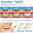 thumbnail image 4 of Zopeal Extra Hard Toothbrush 8 Pack Large Head Firm Bristle Adult Toothbrush, 4 of 5