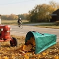 thumbnail image 4 of Large Capacity Outdoor Gardening Leaf Collector Dustpan Type Yard Waste Storage Container with Bracket and Rain Proof Design, 4 of 6