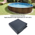 thumbnail image 4 of Winter Pool Cover, 15FT / 16.2FT Round Pool Cover for Above Ground Pools, Keeps Out Debris, Cold and UV Resistant, Includes Winch and 100FT Cable, Superior Strength, 4 of 7