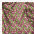 thumbnail image 4 of Soimoi Rayon Fabric Leaves & Lotus Floral Printed Craft Fabric by The Yard 56 Inch Wide, 4 of 5