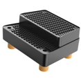 thumbnail image 1 of Bunblic Automatic Cat Litter Box Ramp 2 Steps Waterproof Pad Mat with Non Slip Feet Leakproof Cat Litter Stair for Small Elderly Cats Black, 1 of 8