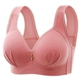 thumbnail image 1 of DPTALR Woman's Embroidered Glossy Comfortable Breathable Bra Underwear No Rims, 1 of 8
