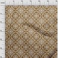 thumbnail image 3 of oneOone Polyester Spandex Brown Fabric Asian Block Floral Fabric For Sewing Printed Craft Fabric By The Yard 56 Inch Wide, 3 of 4
