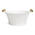 thumbnail image 1 of White Finish Metal Bucket, 1 of 1